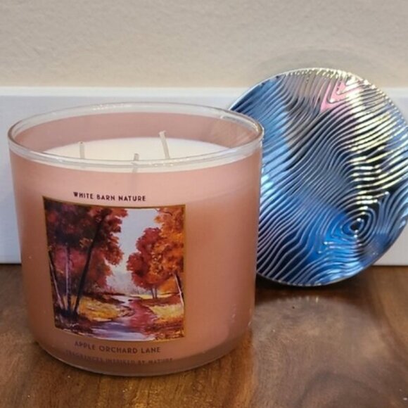 APPLE ORCHARD LANE 3 Wick Candle Bath and Body Works - Picture 1 of 6